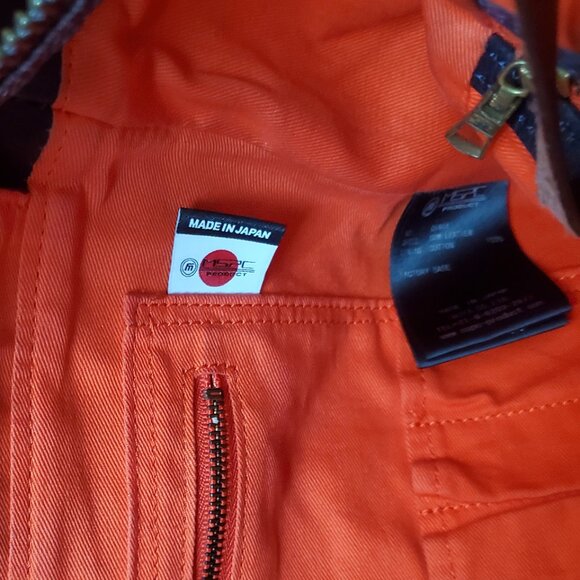 Master-piece GLOSS v2 Leather Tote Bag – Navy × Brown – Made in Japan – 2way - Picture 8 of 13